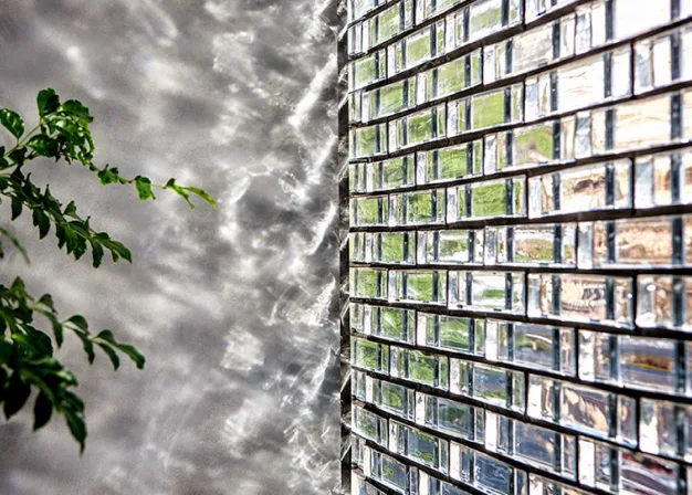 Glass Brick home